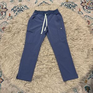 Figs scrub pants size petite small gray blue